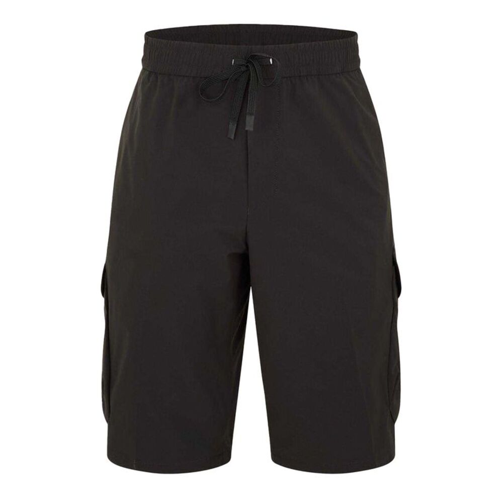 Boss Mens Solid Cargo Shorts / Black